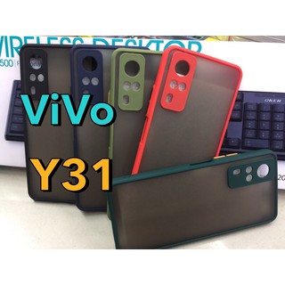 พร้อมส่งเลยจ้า👉👉 เคสขอบนิ่มหลังแข็งขุ่น For vivo Y31