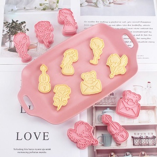 พิมพ์คุกกี้ cookie cutter 3D อย่างดี 6 ชิ้น พิมพ์ตรุษจีน พิมพ์คุกกี้ตรุษจีน