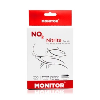 ชุดทดสอบไนไตรท์ในน้ำ โมนิเตอร์เทสคิท MONITOR NITRITE TEST KIT (200 Tests)