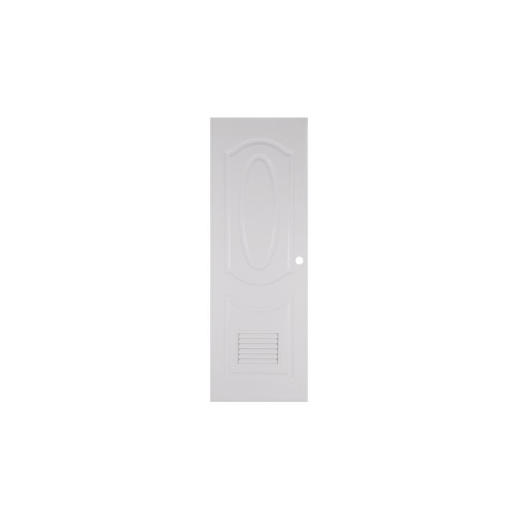 ประตู UPVC AZLE PSW2 เกล็ดล่าง 70X200 cm. WHITE | AZLE | 1023389 ประตู UPVC ประตู Door and Window Sale ประตู UPVC AZLE P