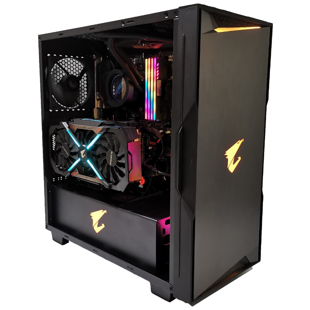 COMPUTER SET AORUS (Ryzen 5 2600/Aorus Liquid Cooler 360/Aorus RGB Bus 16GB/WD Blue 500GB NVMe)