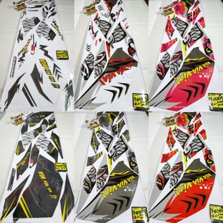 สติกเกอร์ ลายฉลาม สําหรับติดตกแต่งรถจักรยานยนต์ HONDA NEW CB150R MOTIF SHAKRS VIA VIA VIA Shark