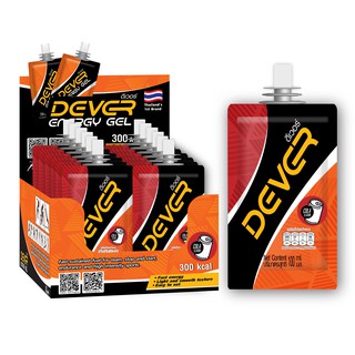 DEVER gel (vital energy) เกลือแร่ สำหรับนักวิ่ง เยลลี่วิ่ง เยลลี่ให้พลังงาน เจลให้พลังงาน &gt; 100 ML โคล่า 12 ซอง