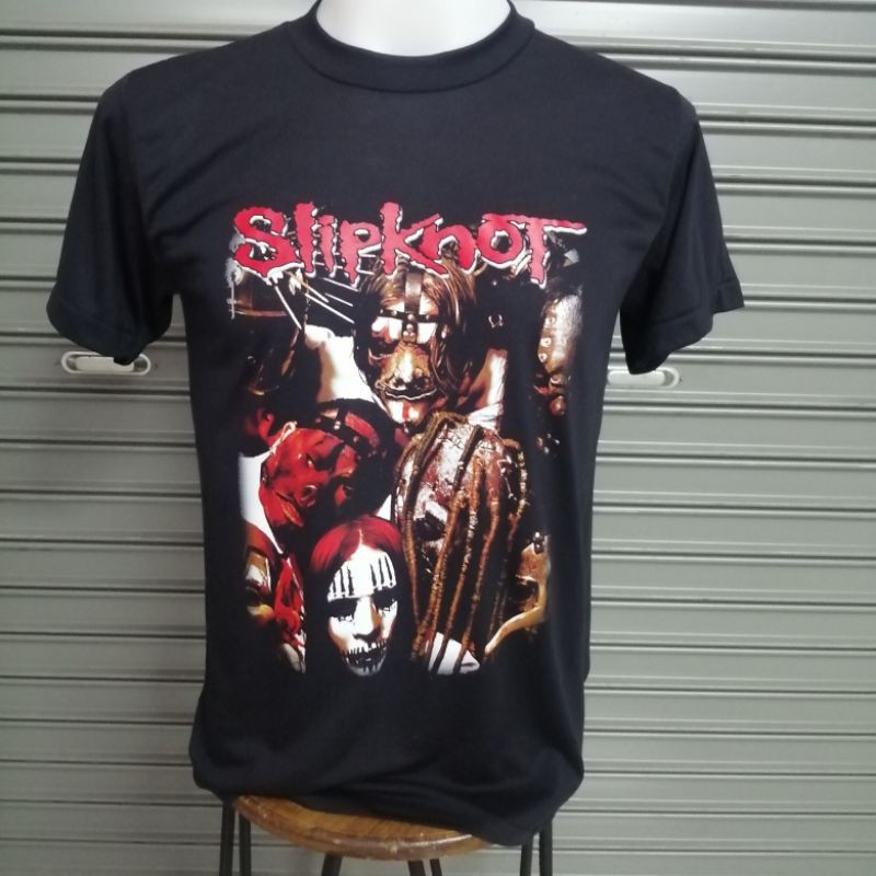 เสื้อวง slipknot ผ้าบางแนววินเทจ