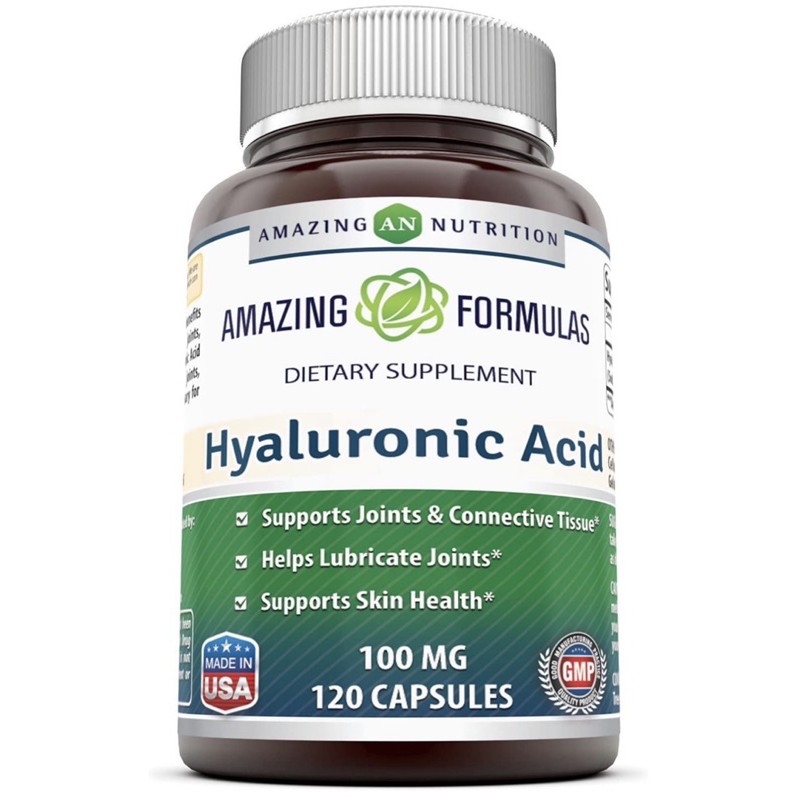 Amazing Formulas Hyaluronic Acid 100mg 200mg 60 เม็ด 120เม็ด