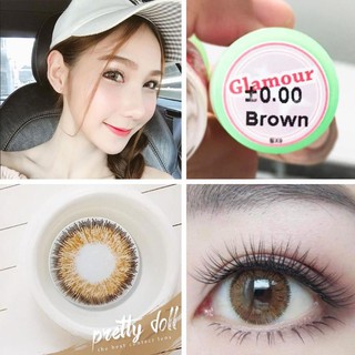 บิ๊กอาย/คอนแทคเลนส์ รุ่น Glamour browm