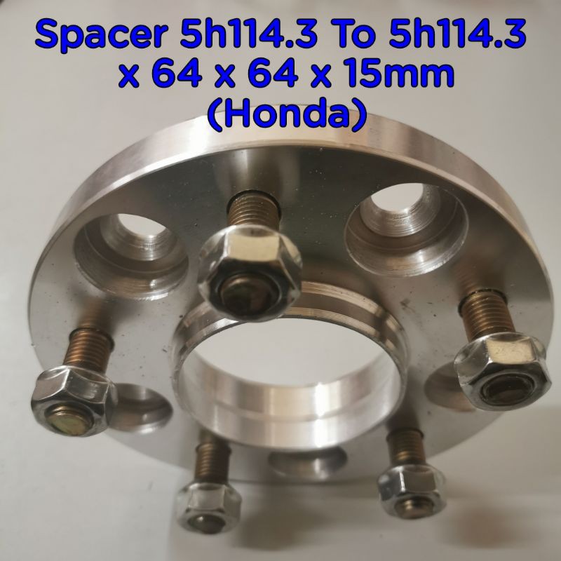 ตัวเว้นวรรค 5h114.3 ถึง 5h114.3 x 64 x 64 x 15mm(Honda) 2 ชิ้น