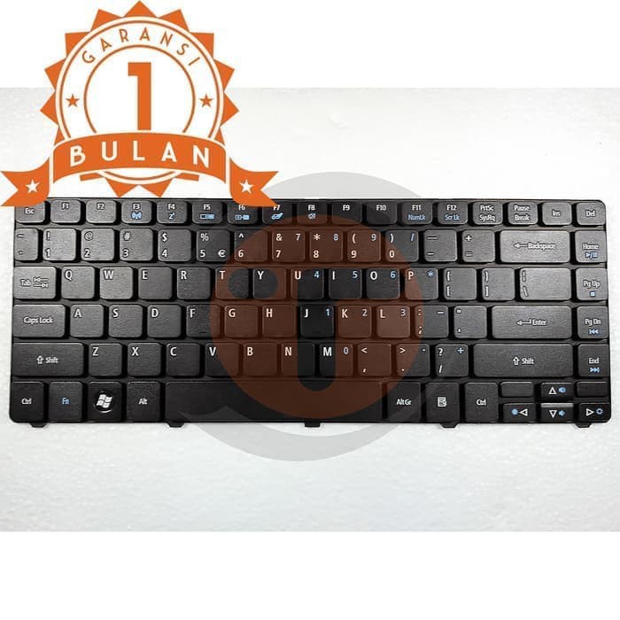 Acer Aspire 4535 4535G 4540 4551 4552 4553 4625 3935 คีย์บอร์ด - สีดํา