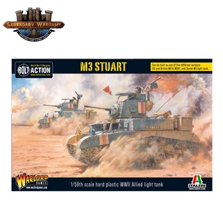 [พร้อมส่ง] WARLORD GAMES : M3 STUART โมเดลจำลอง