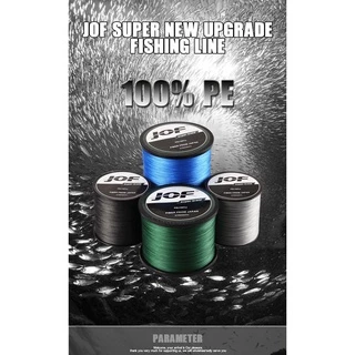 Jof สายเอ็นตกปลา แบบถัก 1000 ม. 4 เส้น สําหรับตกปลาคาร์พ