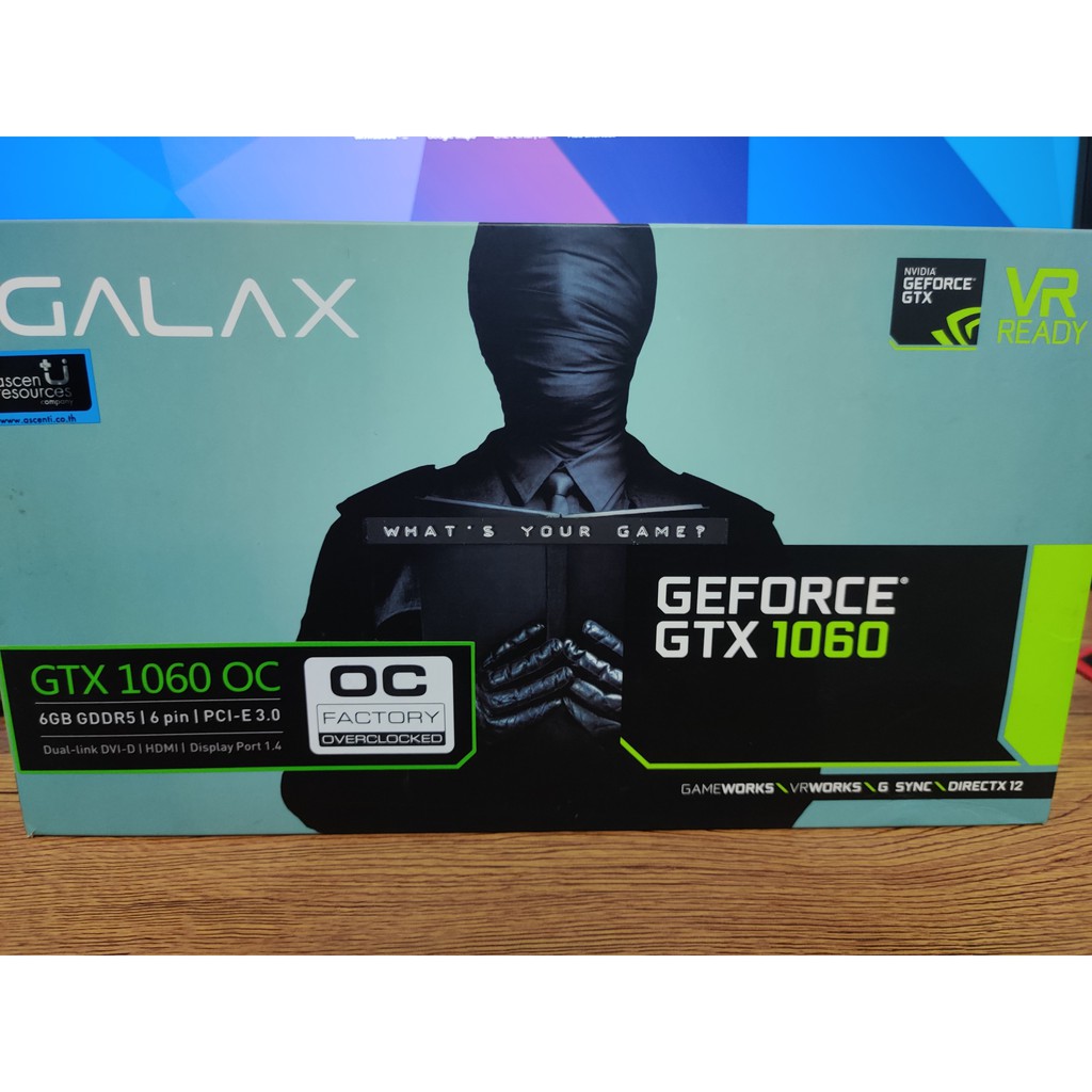 Galax GTX 1060 6GB OC มือสอง