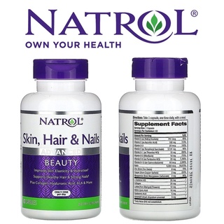 Natrol, Skin, Hair &amp; Nails, Advanced Beauty, 60 Capsules