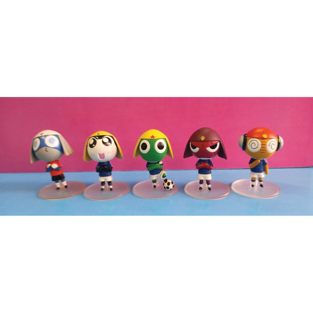 keroro ชุดฐานกลม SD Bandai (5) ชุดนักฟุตบอลยกชุด 5 ตัว