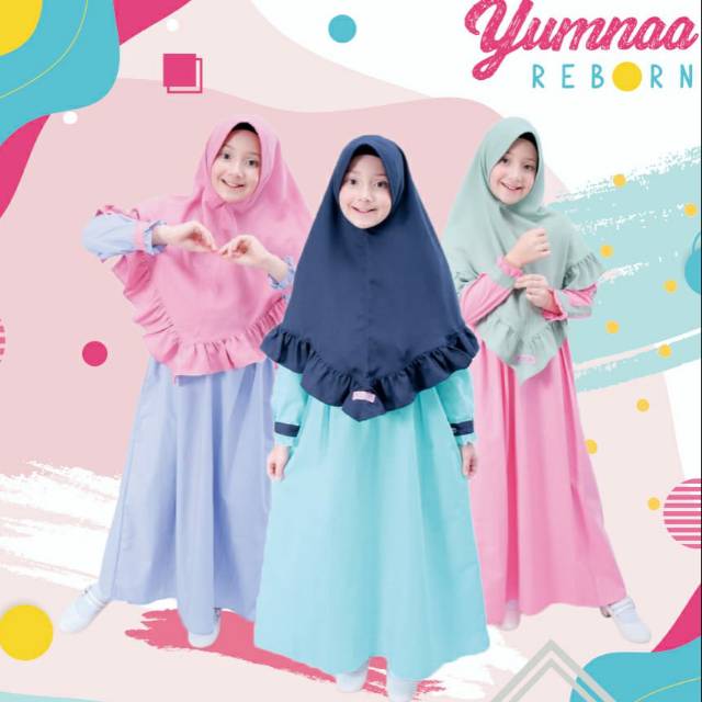 Gamis สําหรับเด็ก 6-9 ปี Yumna junior by Pachira kids