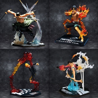 โมเดลวันพีช One Piece Figure Battle Sanji/Ace/Luffy Demon Wind Foot ฟิกเกอร์อะนิเมะ SA6212