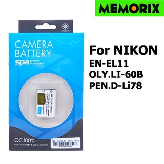 SPA battery For Nikon EN-EL11 Camera Battery แบตเตอรี่กล้อง