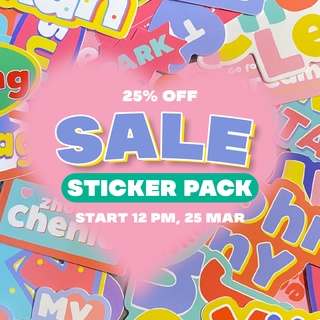 HAROI STUDIO - SALE 25% OFF STICKER PACK