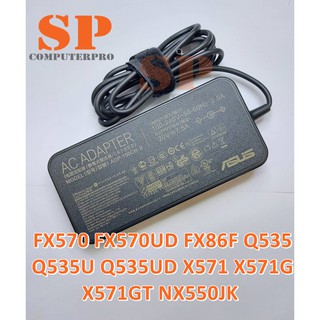 ASUS ADAPTER อแดปเตอร์ของแท้ ASUS FX570 FX570UD FX86F Q535 Q535U Q535UD A570Z X571 X571G  A571G  UX580 UX580G 20V 7.5A