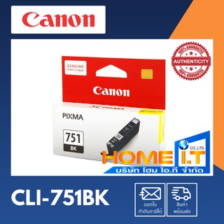 Canon CLI-751 BK 🌟 Original Ink Cartridge 🌟 ตลับหมึกอิงค์เจ็ทสีดำ ⬛