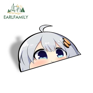 Earlfamily สติกเกอร์ Pvc กันน้ํา ลายอนิเมะ YuruCamp Peek 13 ซม. x 9.2 ซม. สําหรับตกแต่งรถยนต์ รถจักรยานยนต์