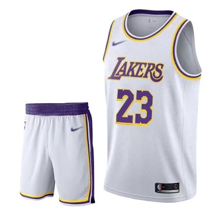 เสื้อกีฬาแขนสั้น ลายทีม Kobe jersey No. ชุดเครื่องแบบบาสเก็ตบอล Lakers James No. 8 เบอร์ 24 แฟชั่นฤดูร้อน สําหรับผู้ชาย และผู้หญิง ชุดบาสเก็ตบอล เบอร์ 23 6 แบบกําหนดเอง