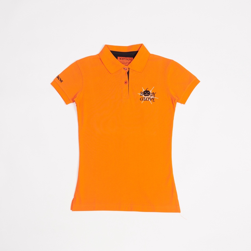 ✌BODY GLOVE CL Basic Polo เสื้อโปโล Halloween สีส้ม1