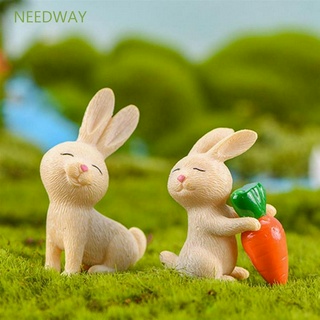 Needway ตุ๊กตากระต่ายขนาดเล็กสําหรับตกแต่งเค้ก