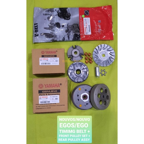 FRONT PULLEY SET/REAR PULLEY COMPLETE SET/EGO/EGOS/NOUVOS TIMING BELT/PULLEY DEPAN/PULLEY BELAKANG
