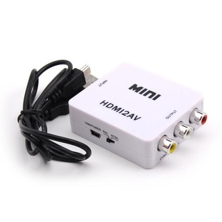 ตัวแปลงสัญญาณ Hdmi to Av Converter Adapter (สีขาว)