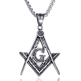 จี้สร้อยคอ เครื่องประดับแฟชั่นผู้ชาย Freemasonry