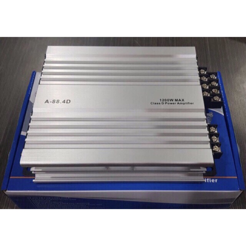 เพาเวอร์แอมป์ K-Mini.4D Class D รุ่น A-88.4D กำลังขับสูงสุด1000W MAX เพาเวอร์ติดรถยนต์ เพาเวอร์แอมป์
