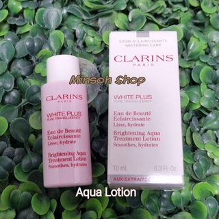 SALE❗️CLARINS White Plus Brightening Aqua Treatment Lotion 10ml.