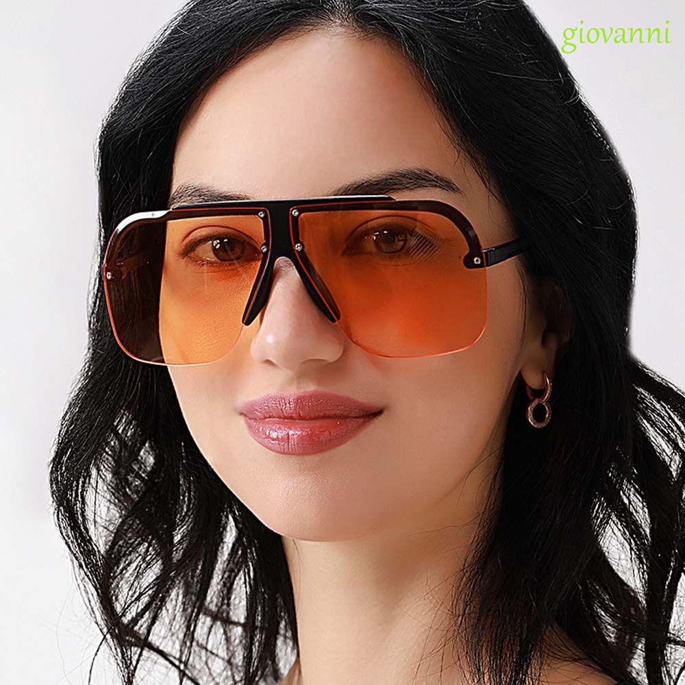 {ถูกที่สุด} Fashionable Men's Sunglasses Thick Frame Outdoor Tourism