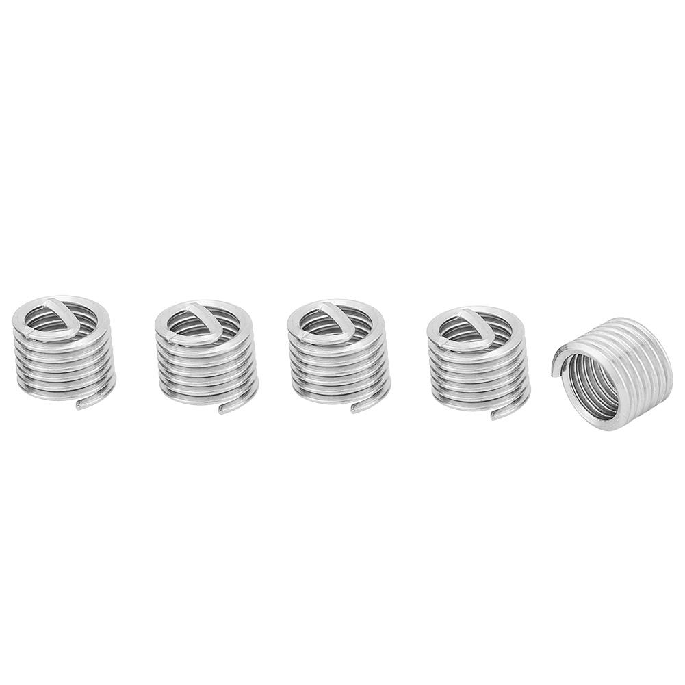M12 X 1.25 Wire Thread Inserts 20pcs M12 X 1.25 Thread Repair Inserts - 304  Stainless Steel Helicoil Type Screw Sleeves For Metric Thread Restoration  Wire Thread Sleeves