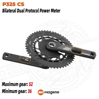 จานหน้า Power Magene P325CS ขนาด 52-36/165