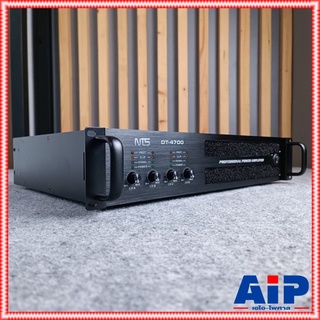 NTS DT-4700 poweramp 4CH เพาเวอร์แอมป์ เป็นพาวเวอร์ที่มี 4 ช่อง ขนาดความสูง 2U เป็นเครื่องขยายเสียง รูปแบบ CLASS D DT...