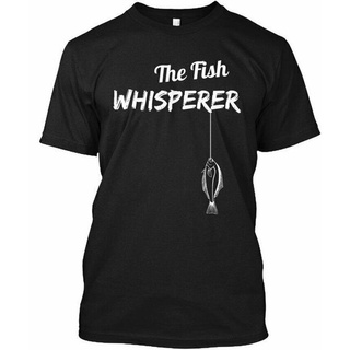 เสื้อยืด พิมพ์ลายปลา Whisperer สวมใส่สบาย ดีไซน์แปลกใหม่ สําหรับผู้ชาย