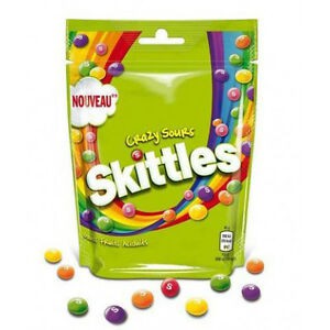 Skittles Crazy Sour Candy Family ขนาด 196g