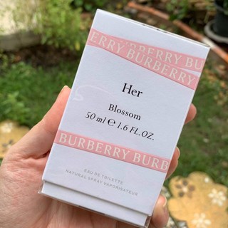 ส่งฟรีไม่ต้องใช้โค้ด Burberry Her Blossom EDT 50ml กล่องซีล น้ำหอม