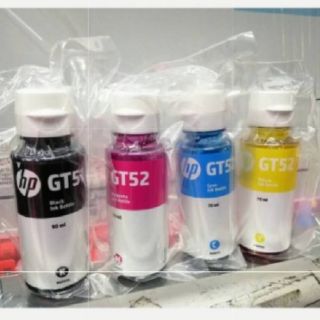 หมึกแท้ HP GT51BK / GT52 C,M,Y  **ไม่มีกล่อง**ของแท้ 100 % 1ชุด 4สี