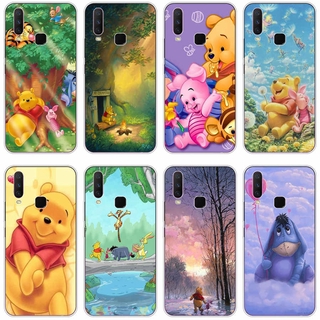 เคสโทรศัพท์ ซิลิโคน TPU นิ่ม ลายการ์ตูน winnie the pooh สำหรับ Vivo y20 y12 y15 2020 y83 y95 y11 2019