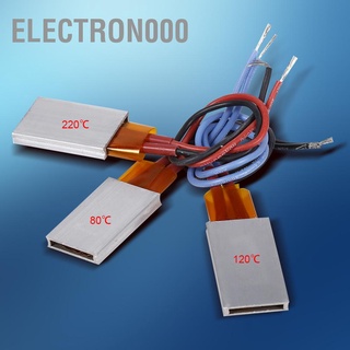 Electron000 Ac / Dc 12V แผ่นเซรามิกอลูมิเนียมทําความร้อน