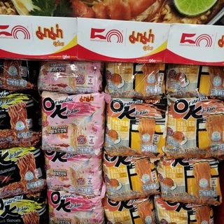 มาม่า OK ออเรียนทัลคิตเชน บรรจุ 4 ซอง x 80 กรัม รสไข่เค็ม รสคาโบนาร่า ต้มยำ ไข่เค็ม ฮอตโคเรีย หม่าล่าเนื้