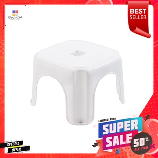 เก้าอี้เหลี่ยมเตี้ย PLIM 16x23x23cm สีขาวRECTANGULAR STEP STOOL PLIM 16X23X23CM WHITE