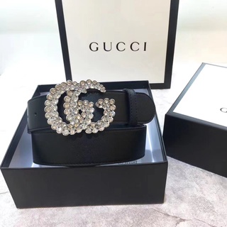 【ของแท้ 100%】Gucci เข็มขัดผู้หญิง หนัง คลาสสิก ดารา เน็ต คนดัง สไตล์เดียวกัน เข็มขัด ins เทรนด์ เข็มขัด g คู่