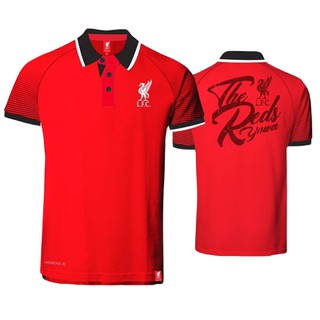 เช็คไซด์ก่อนสั่งซื้้อ !!!!!   เสื้อโปโลลิเวอร์พูล ลิขสิทธิ์แท้ LFC-PL-043RD   ราคา 650 บาท   (สีแดง)