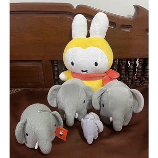 เซ็ตครอบครัวช้างผองเพื่อนมิฟฟี่ Miffy (ได้ทั้งเซ็ตนะคะ)