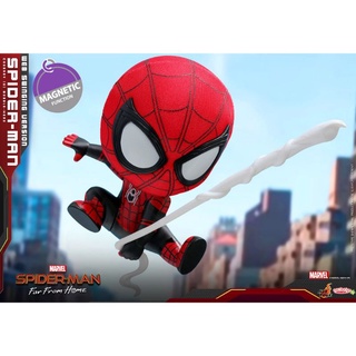 Hottoys ฟิกเกอร์ ของสะสม Cosbaby COSB631 Spider-Man (Web Swinging Version)