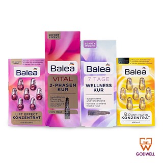 Balea - 7-Day Wellness/Vital 2-Phase Serum Ampoules 7ml / 7days Q10/Lift Effect Concentrate 7 Capsules- Ship From Hong Kong