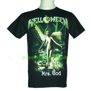 เสื้อวง Helloween เสื้อไซส์ยุโรป เฮลโลวีน PTA964 เสื้อยืดแฟชั่นวงดนตรี